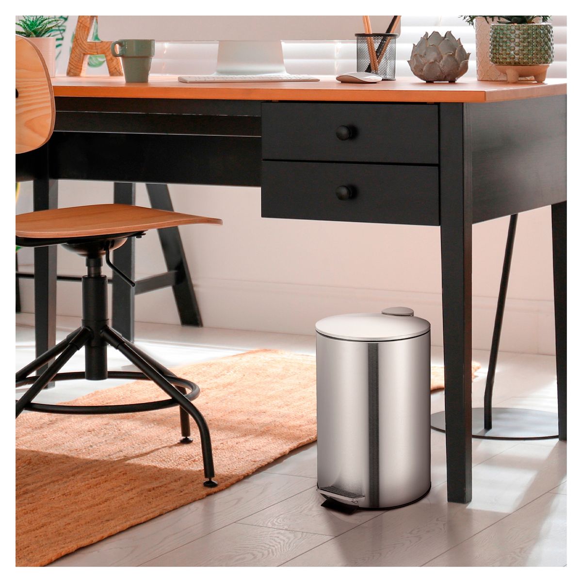 INSPIRACCI - BASURERO 5 L ACERO INOX