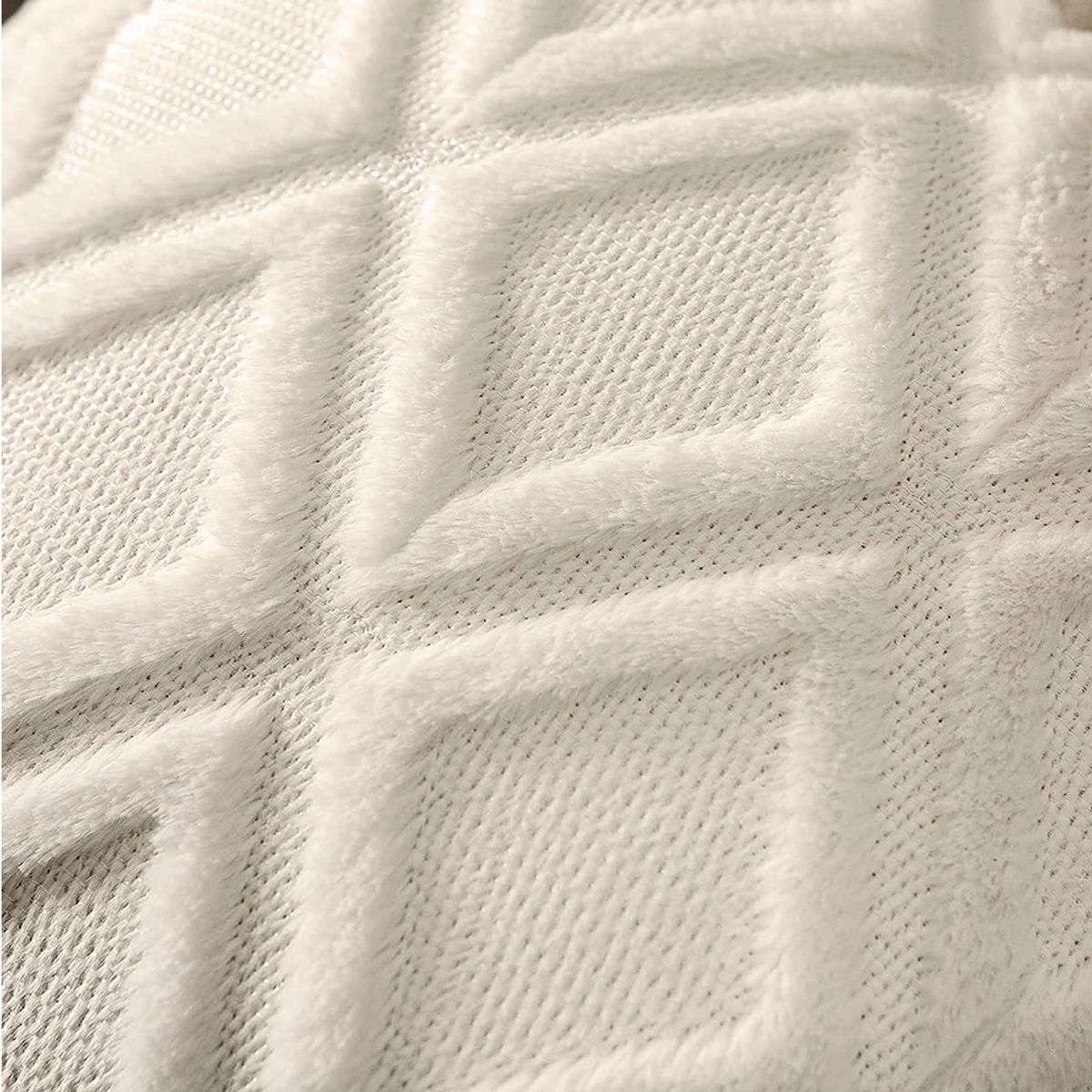 GENERICO - Funda Para Cojín Con Diseño De Rombo 45x45cm