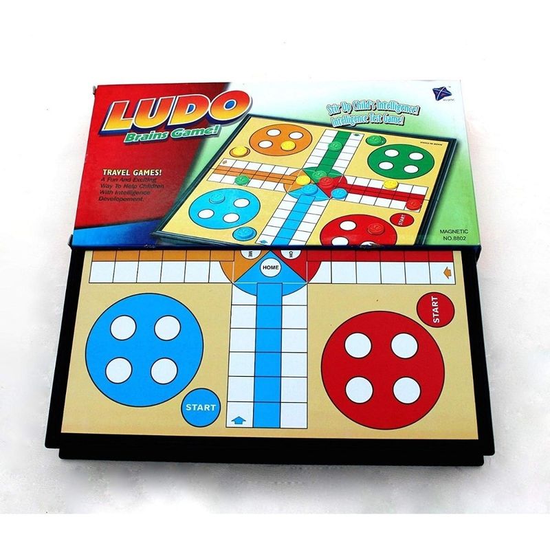 GENERICO - Mini Ludo Magnético Para Juego de Mesa 18x18