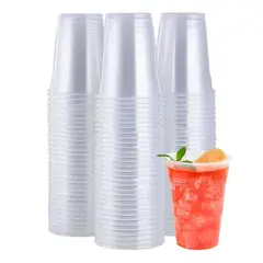 ESHOPANGIE - Vaso Plástico Transparente 500 Ml X 50 Unidades