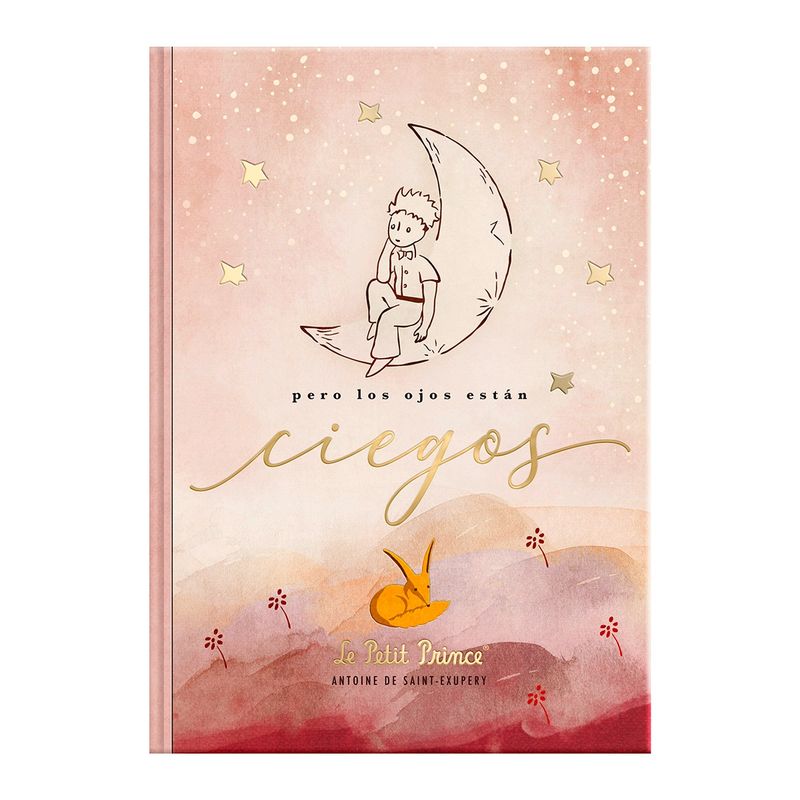 GENERICO - Libreta Tapa dura Mediana El  Principito en la Luna