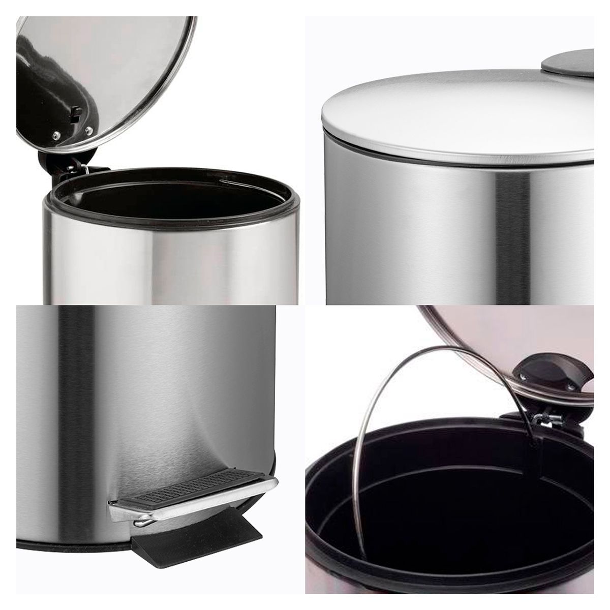 INSPIRACCI - BASURERO 3 L ACERO INOX