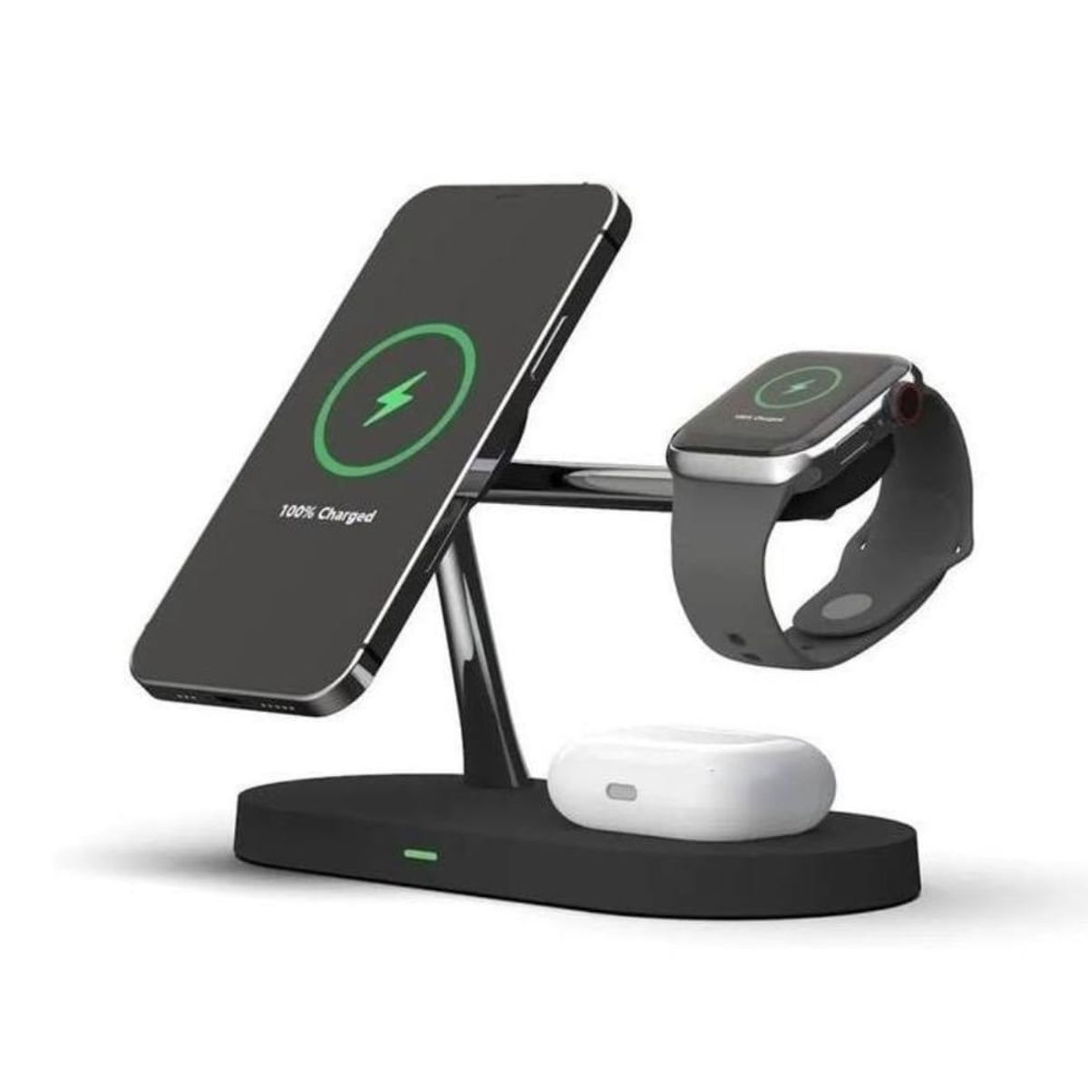ALTERNATIVE - Cargador Inalámbrico 3 en 1 Para teléfono, audífonos y reloj