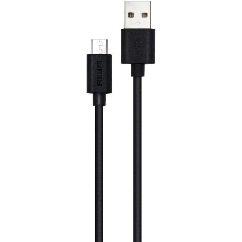PHILIPS - Cable Usb Micro Usb 1.2 Mts Negro Dlc3104u