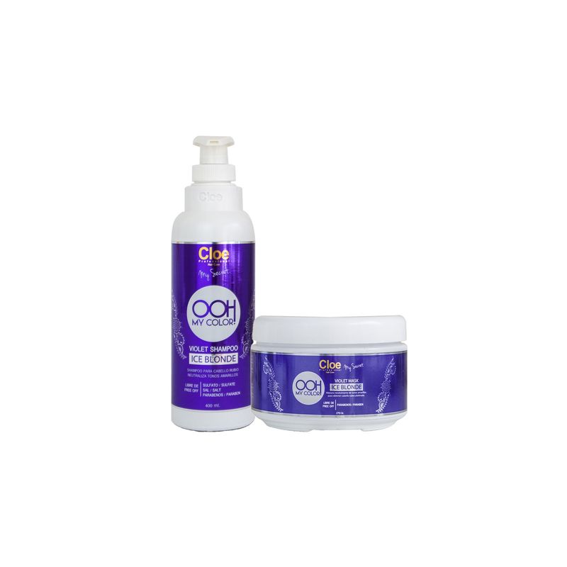 CLOE - Shampoo y Mascara Ohh My Color Violet Cloe Ice Blonde CLOE
