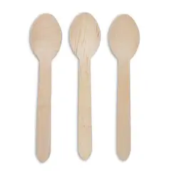 GENERICO - Cuchara De Madera Bio Ecologico 15,5Cmts X 100 Und…