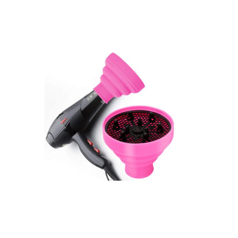 GENERICO - Difusor Universal De Secador De Cabello Plegable Rosa