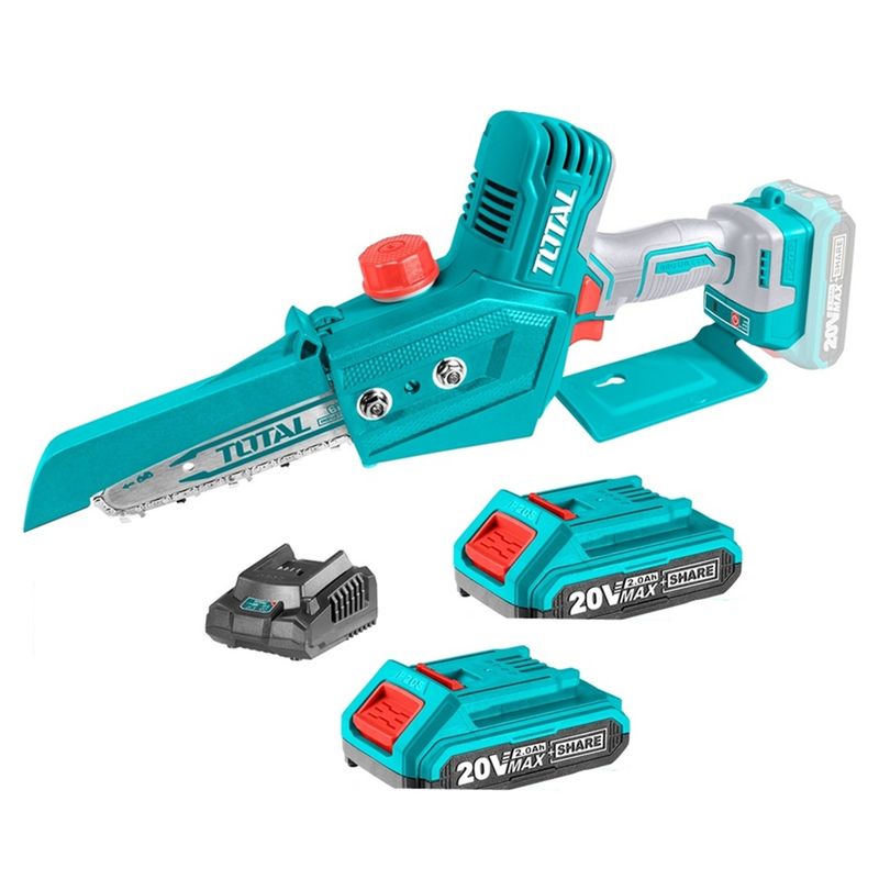 TOTAL TOOLS - Motosierra Inalámbrica 20v 150mm Bat Cargador Total