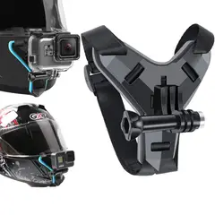 GENERICO - Soporte De Casco Integral Para Gopro Negro