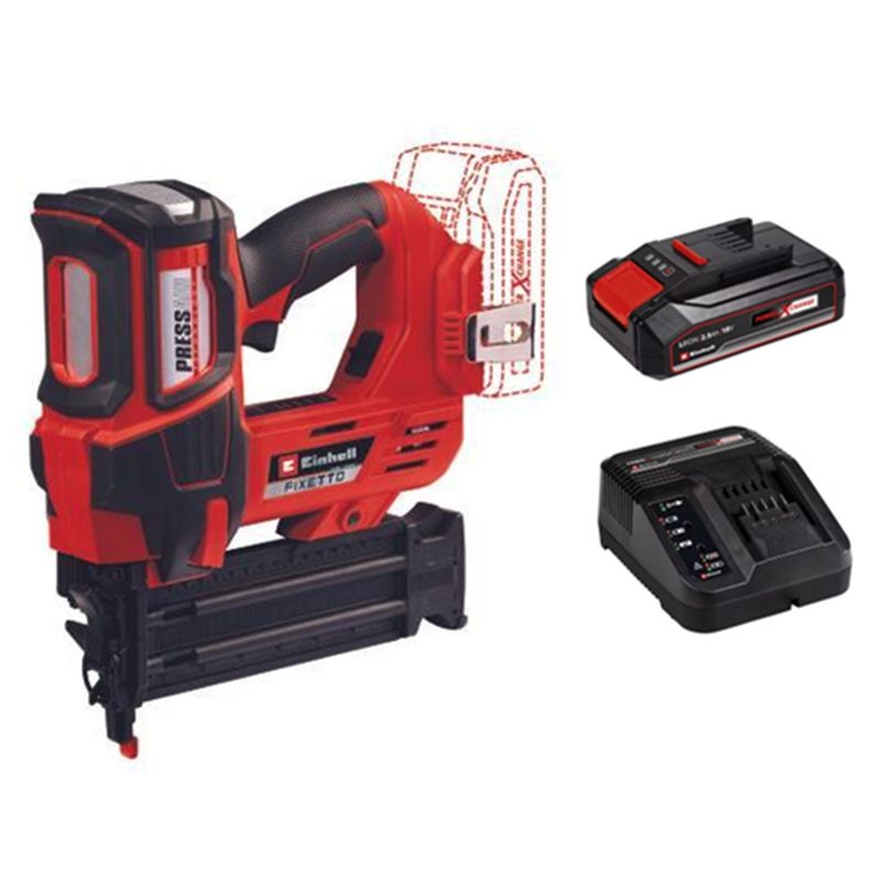 EINHELL - Pistola Clavadora Fixetto 1850 N 18v Bat Cargador Einhell