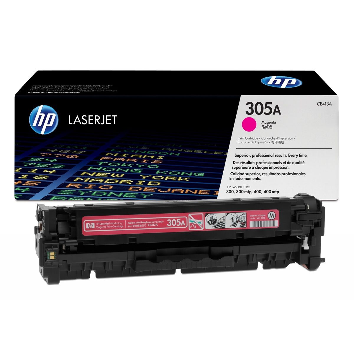 HP - Cartucho Tóner HP 305A 2600 pag LaserJet Magenta Original HP
