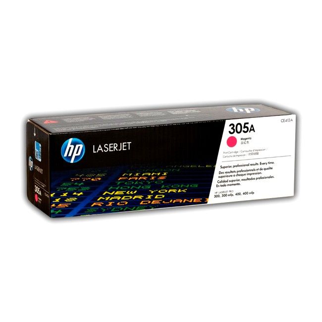 HP - Cartucho Tóner HP 305A 2600 pag LaserJet Magenta Original HP