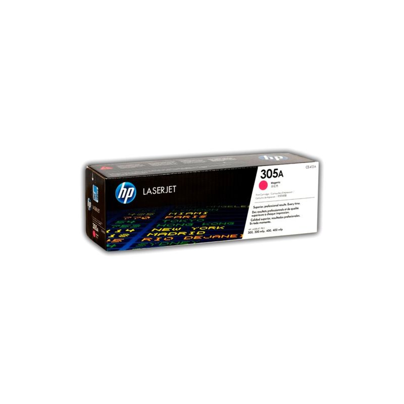 HP - Cartucho Tóner HP 305A 2600 pag LaserJet Magenta Original HP