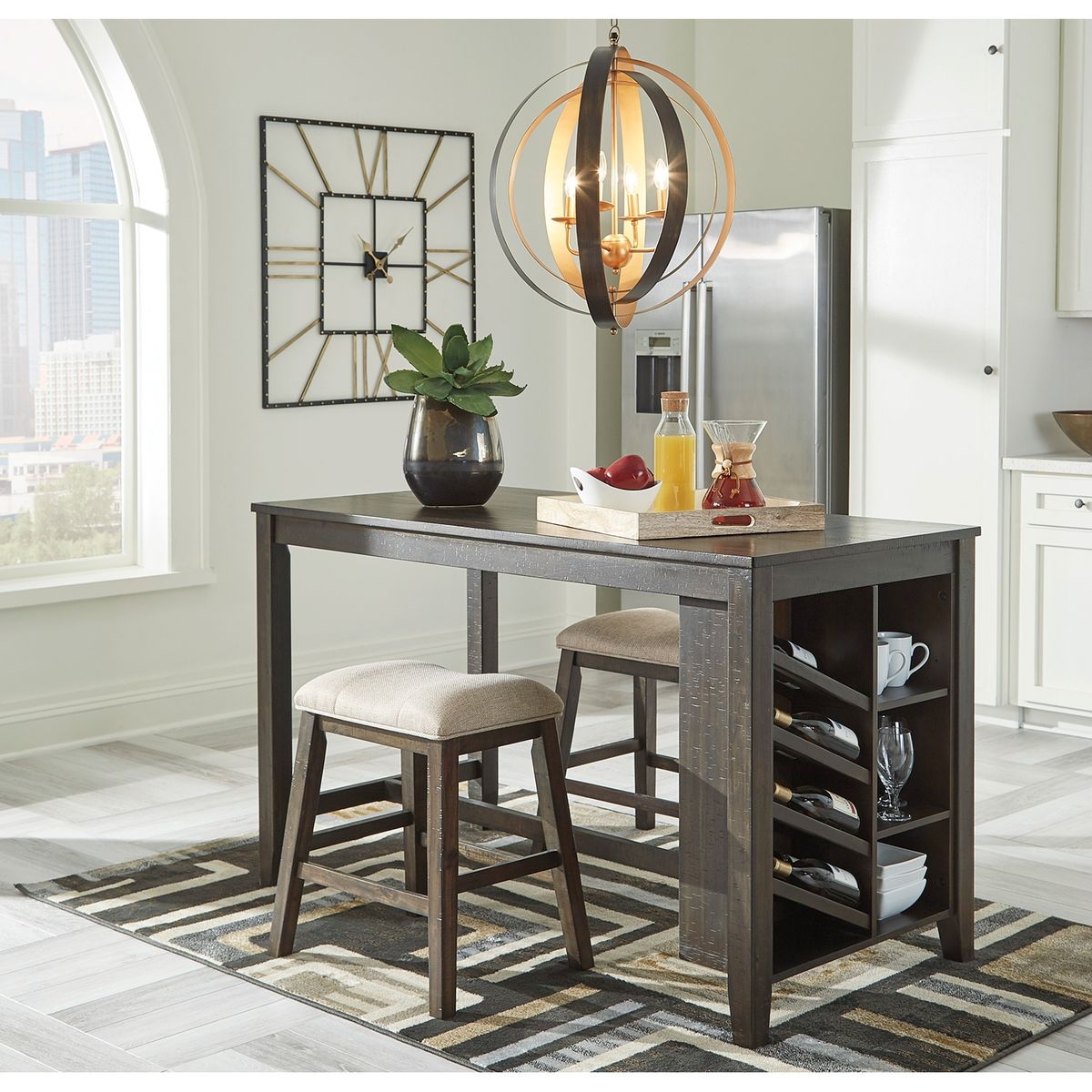 ASHLEY - Mesa comedor alta Rokane