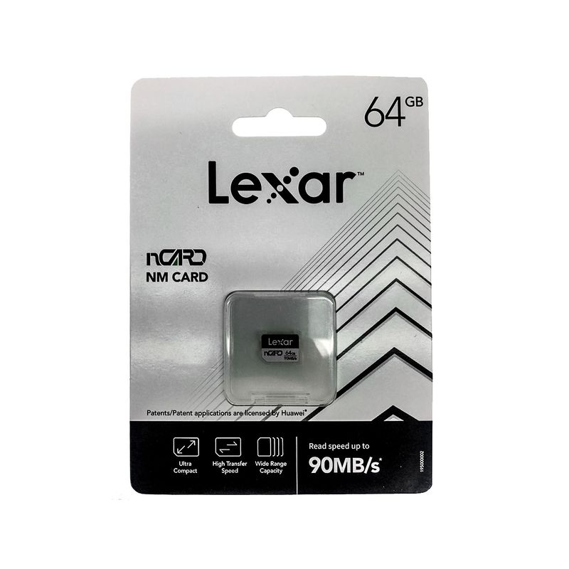 LEXAR - TARJETA DE MEMORIA LEXAR NANO 64GB 90MB R-S 70MB R-W SADAP 120932