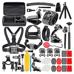GENERICO - Kit De 50 Accesorios Para Gopro Hero 2 3 4 5 6 7 8 9 10 11