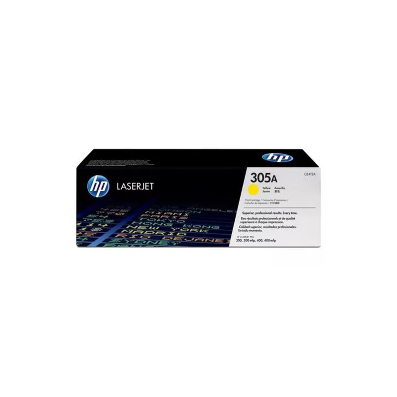HP - Cartucho Tóner HP 305A 2600 pag LaserJet Amarillo Original HP.