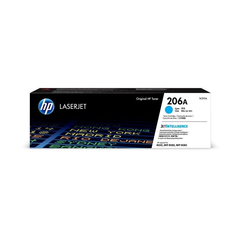 HP - Cartucho Tóner HP 206A Cyan 1250 páginas LaserJet Original HP