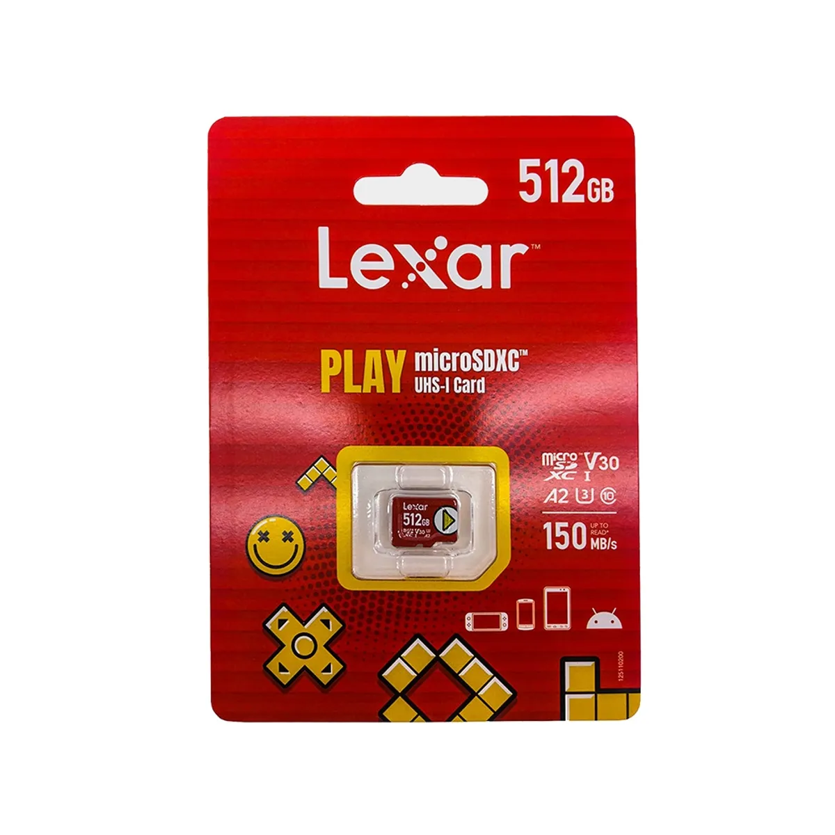 LEXAR - TARJETA DE MEMORIA LEXAR PLAY MICRO SDXC 512GB 150MB V10 SADAP 12179-3