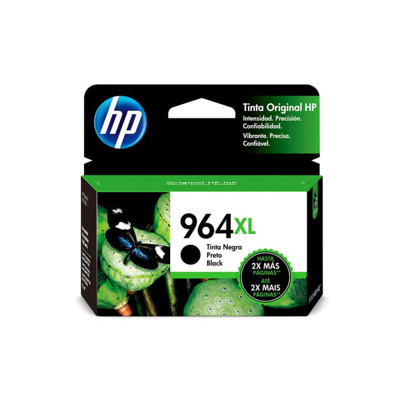 HP - Cartucho Tinta HP 964XL 2000 páginas Negro Original HP