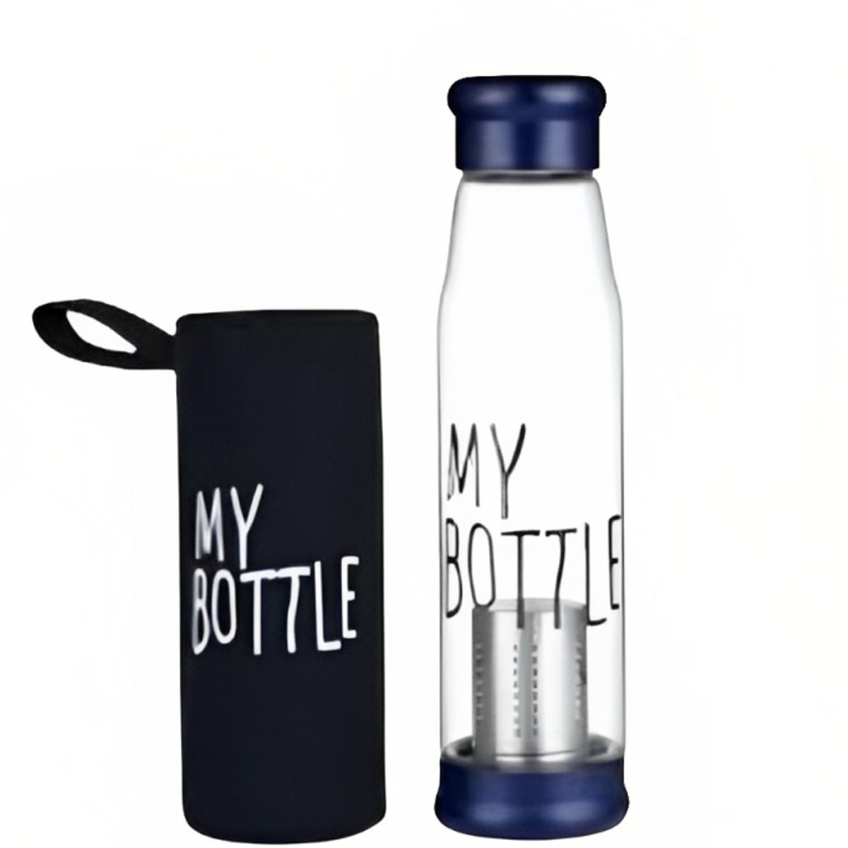 OEM - Botella c infusor 550ml Tapa Color Azul