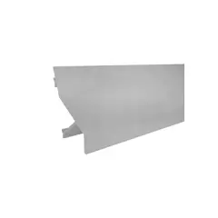 DVP - Quiebravista PVC Lama Z 80mm Gris 6 mts