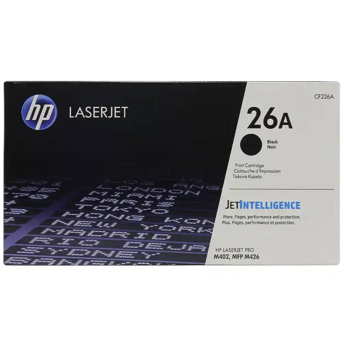 HP - Cartucho de Tóner HP 26A Negro 3100 pag LaserJet Original HP