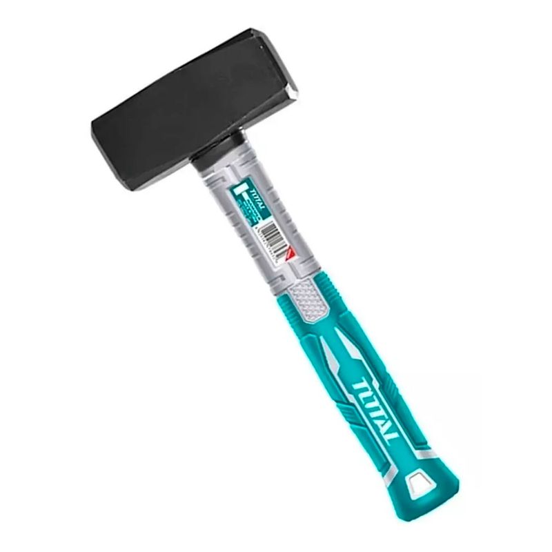 TOTAL TOOLS - Combo Martillo Mazo 1000g Mango Fibra de vidrios Total Tht7210006