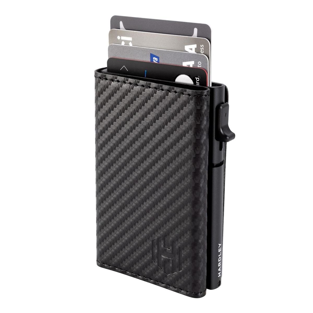 HARDLEY - Billetera Hombre Hardley Tarjetero Pop-up Bloqueo Rfid - Negro