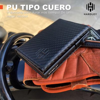 Imagen 2 del producto Billetera Hombre Tarjetero Pop-up Bloqueo Rfid - Negro