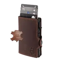 HARDLEY - Billetera Hombre De Cuero Tarjetero Bloqueo Rfid