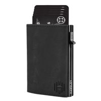 Billetera Hombre De Cuero Tarjetero Rfid