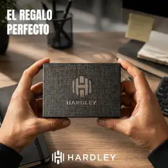 HARDLEY - Billetera Hombre De Cuero Tarjetero Rfid