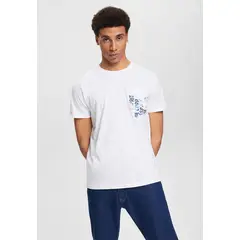 ESPRIT - Polera Con Estampado Hombre