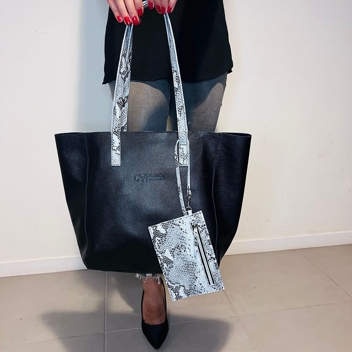 GENERICO - Cartera de Cuero Modelo Catalina Hecho a mano