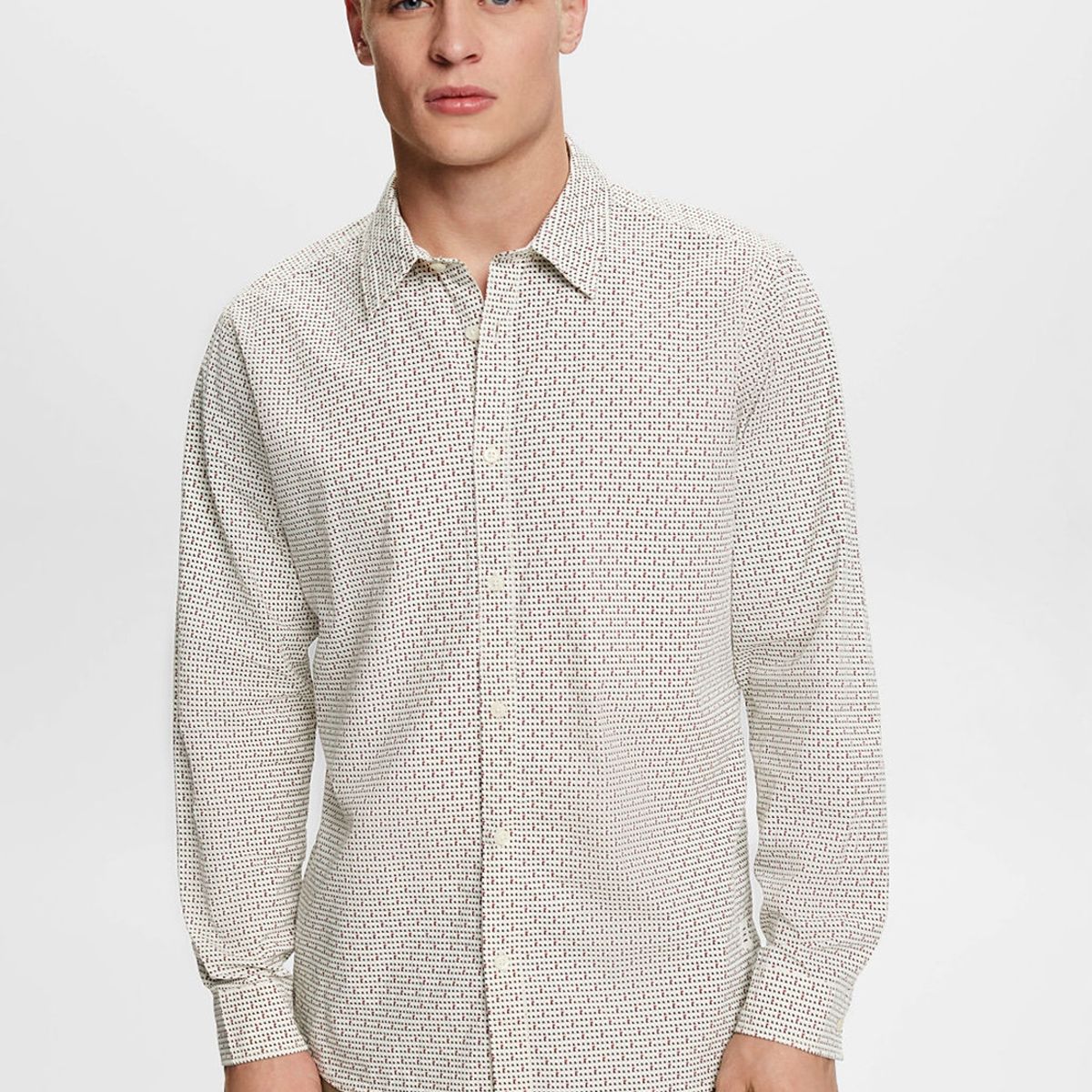 ESPRIT - Camisa Con Estampado Allover Hombre Esprit ESPRIT