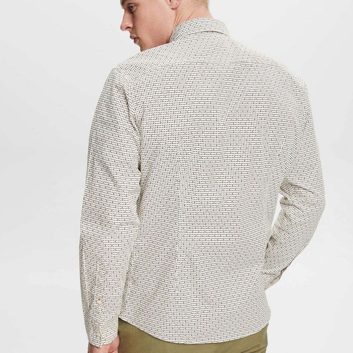 ESPRIT - Camisa Con Estampado Allover Hombre Esprit ESPRIT