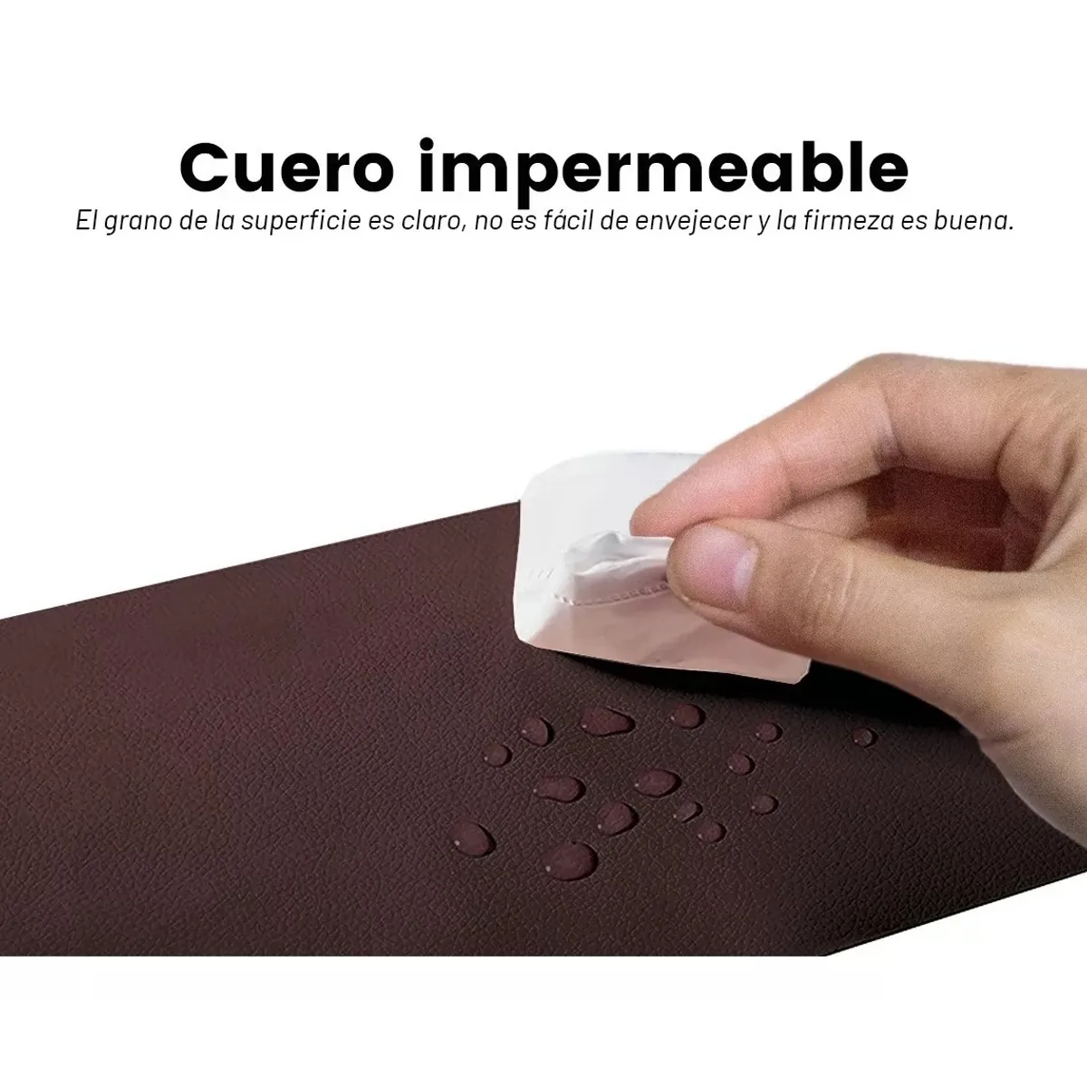 GENERICO - Rollo Parche Reparación Adhesivo Cuero Sofá 137x50 Cm Marrón