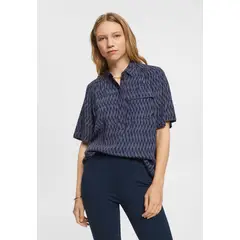 ESPRIT - Blusa Con Estampado Allover