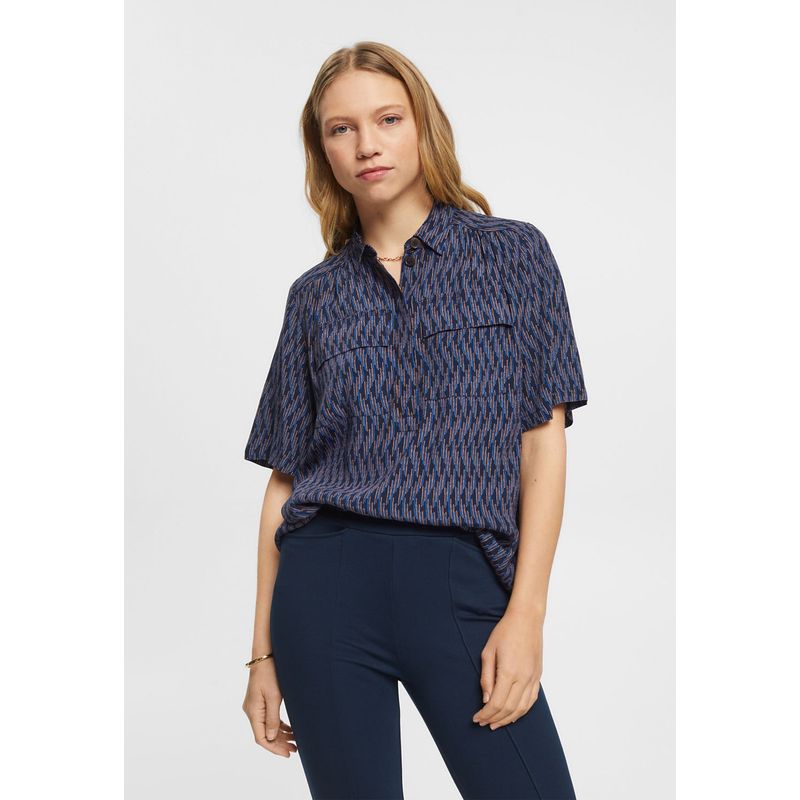 ESPRIT - Blusa Con Estampado Allover Esprit ESPRIT