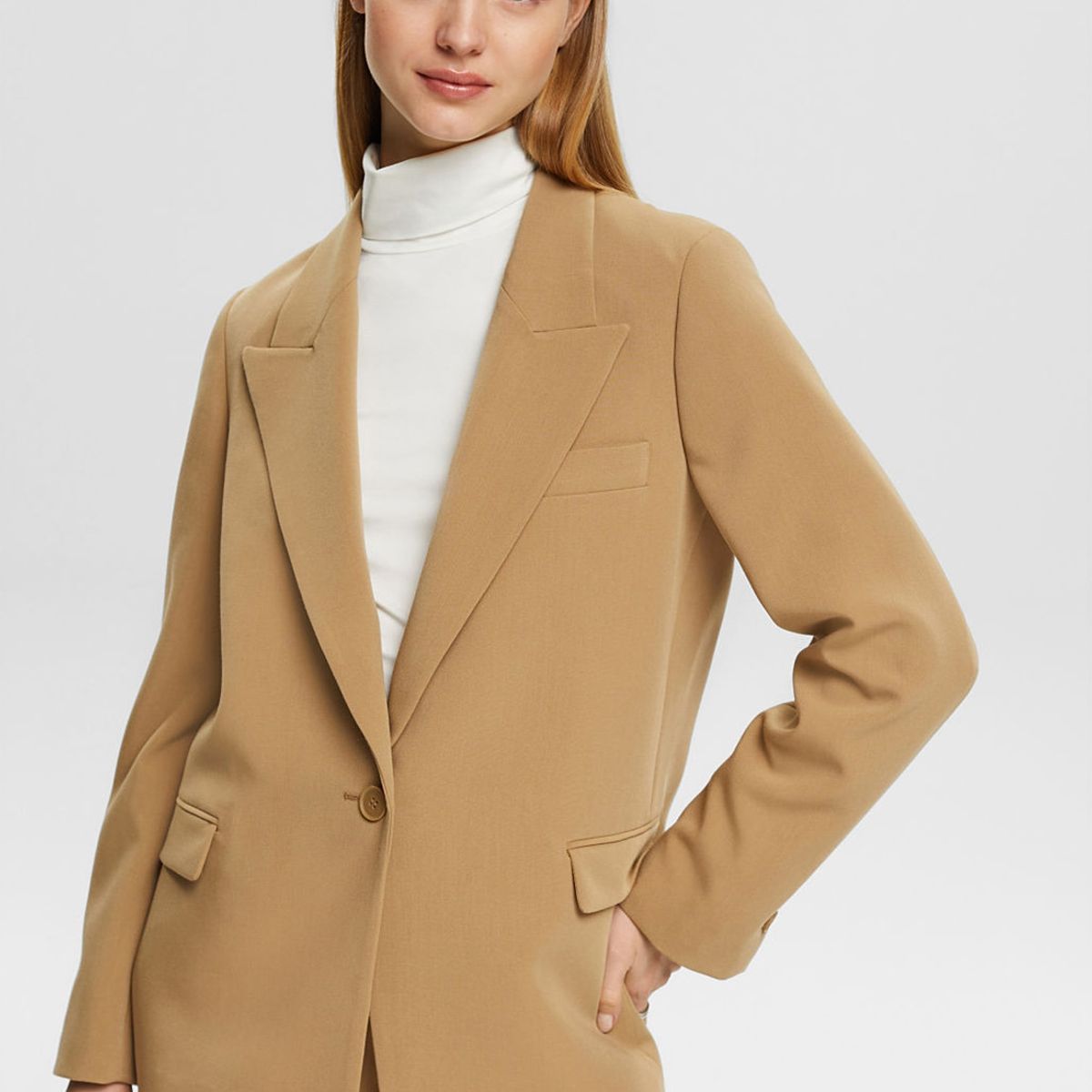 ESPRIT - Blazer De Un Solo Botón Mujer Esprit ESPRIT