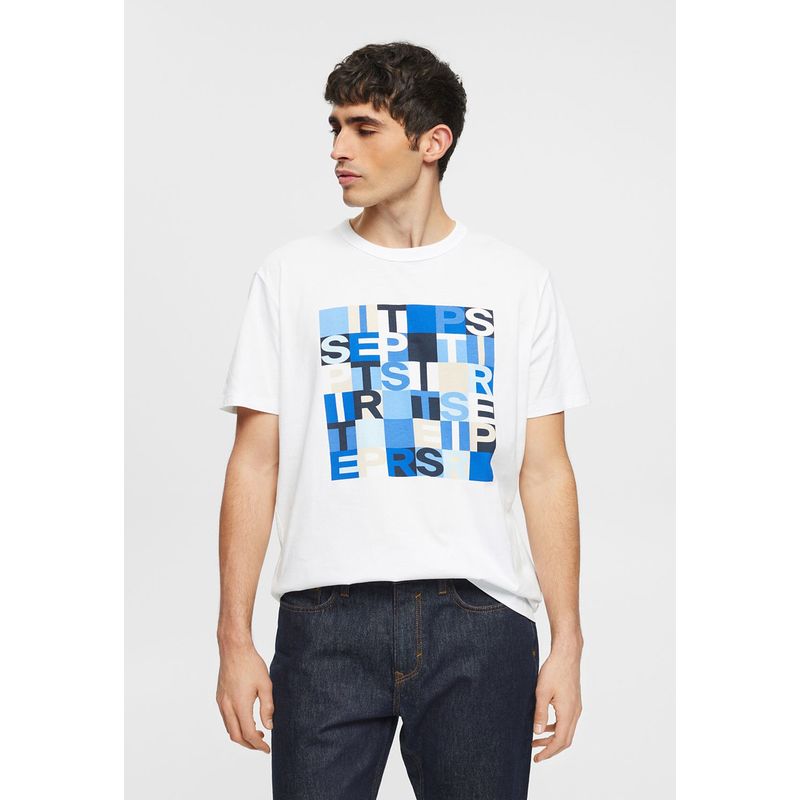 ESPRIT - Polera Con Logo Esprit Estampado ESPRIT