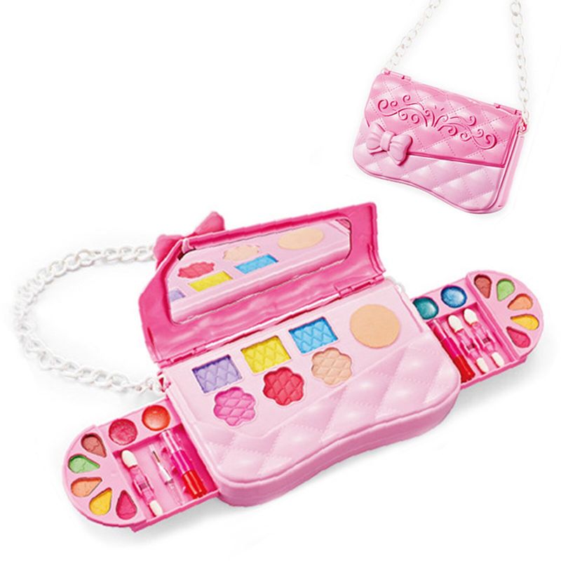 GENERICO - Set Juego De Maquillaje Bolso Cartera Para Niñas Cosméticos