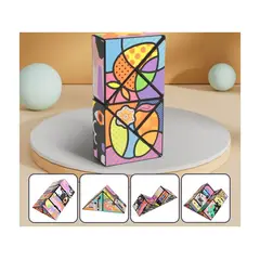 GENERICO - Juego Juguete Rompecabeza Tipo Rubik Cubo Mágico Abstracto