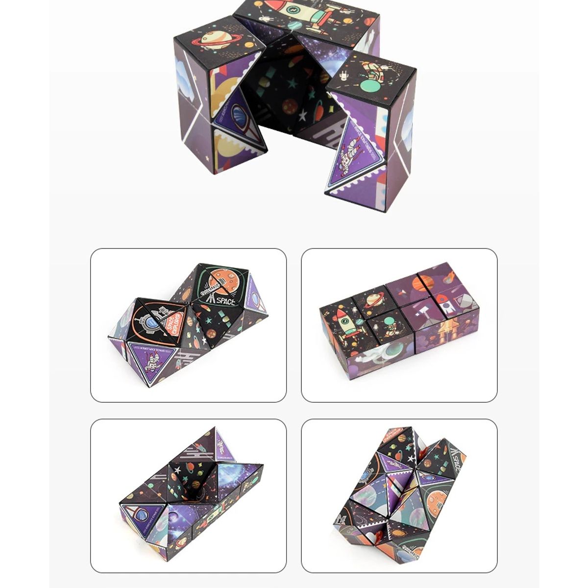 ZG STORE - Juego Juguete Rompecabeza Tipo Rubik Cubo Mágico Espacial