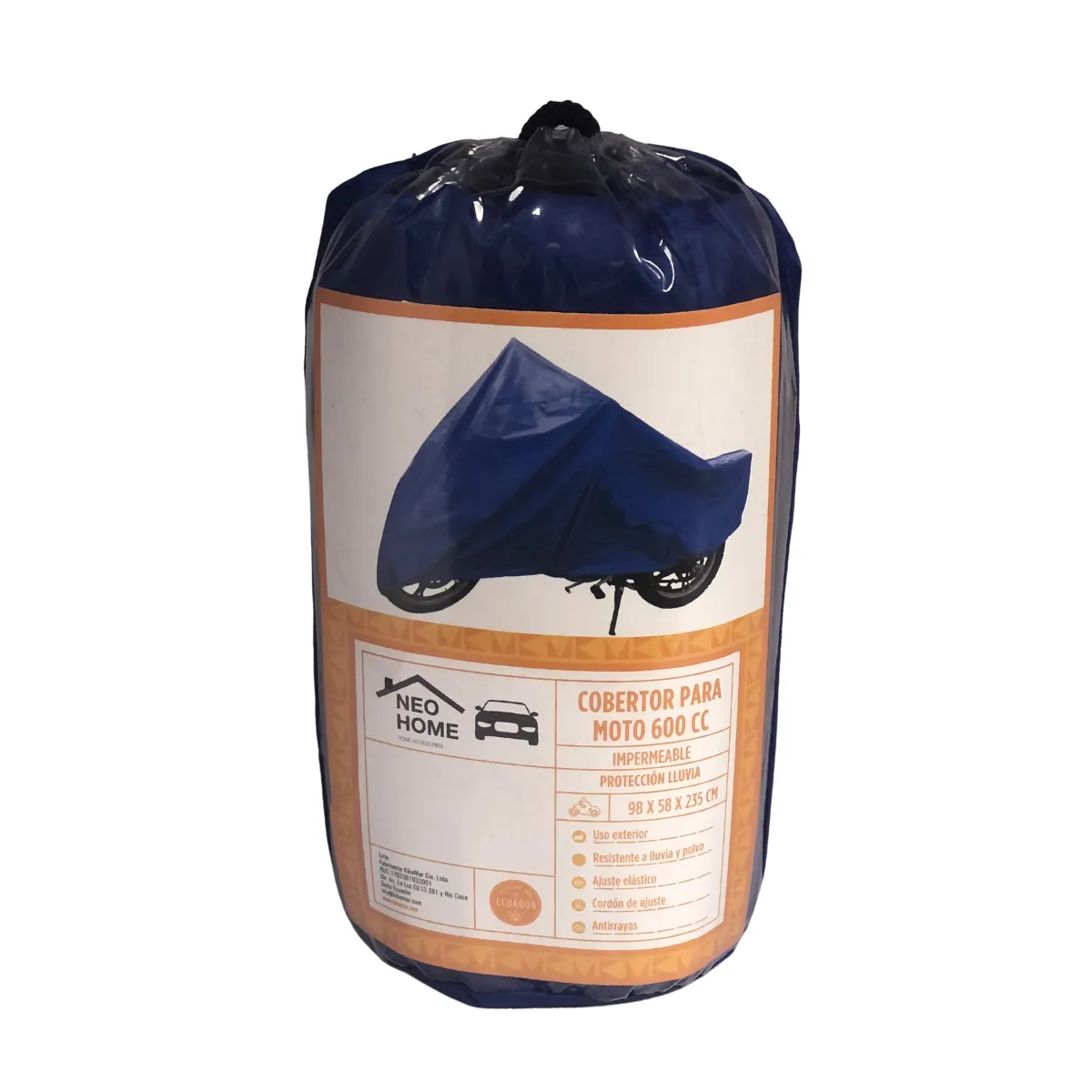 NEO HOME - CARPA FUNDA PROTECTOR MOTO 600CC