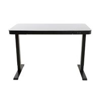 Escritorio Eléctrico Elevable Vidrio Templado Altura Ajustable