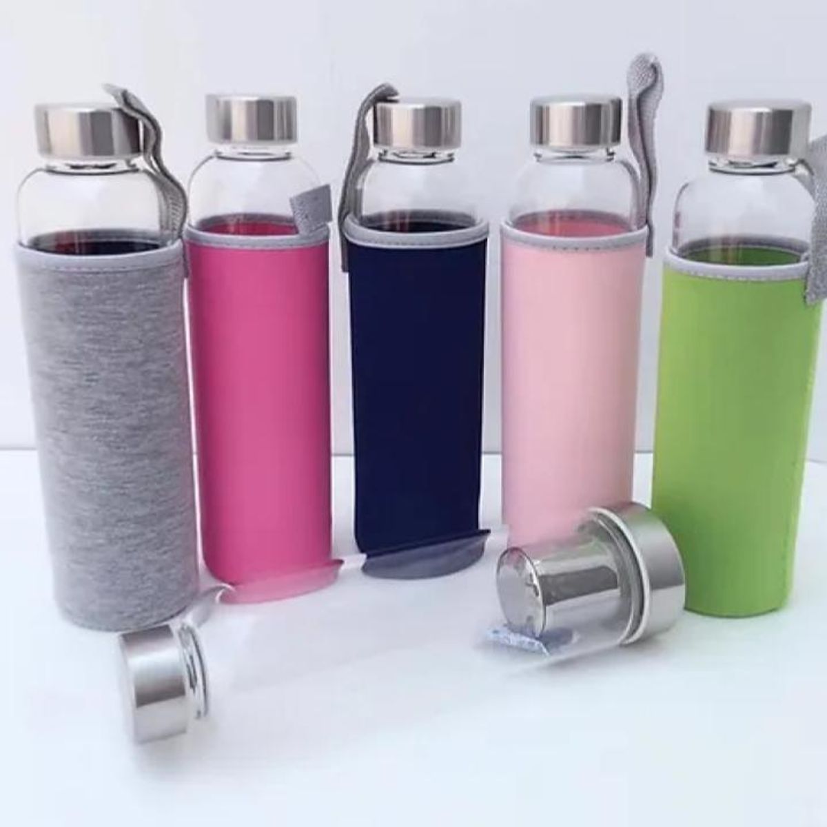 OEM - Botella infusor 550ml Color fucsia