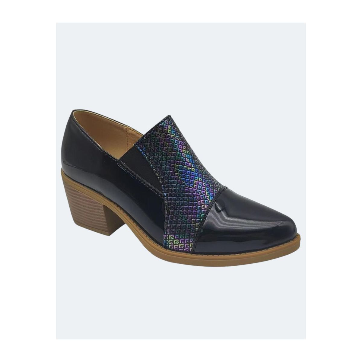 DINASTELLA - Botin bitono elasticado Negro