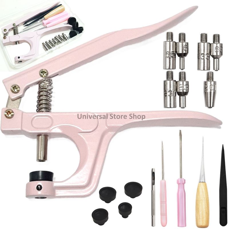GENERICO - Remachadora Pinza Botón Presión Broche Metal Snaps Kam
